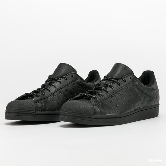 Adidas Pharrell Williams x Superstar \'Black Future\' 2020 GY4981 Leather Sneakers